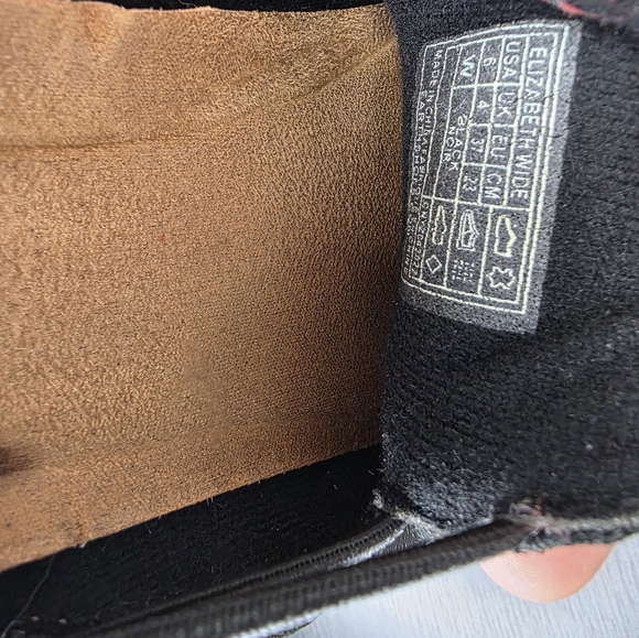 Earth Origins Elizabeth Wide Shoes Women Color Black Leather Slip On Size 6 - Picture 10 of 12